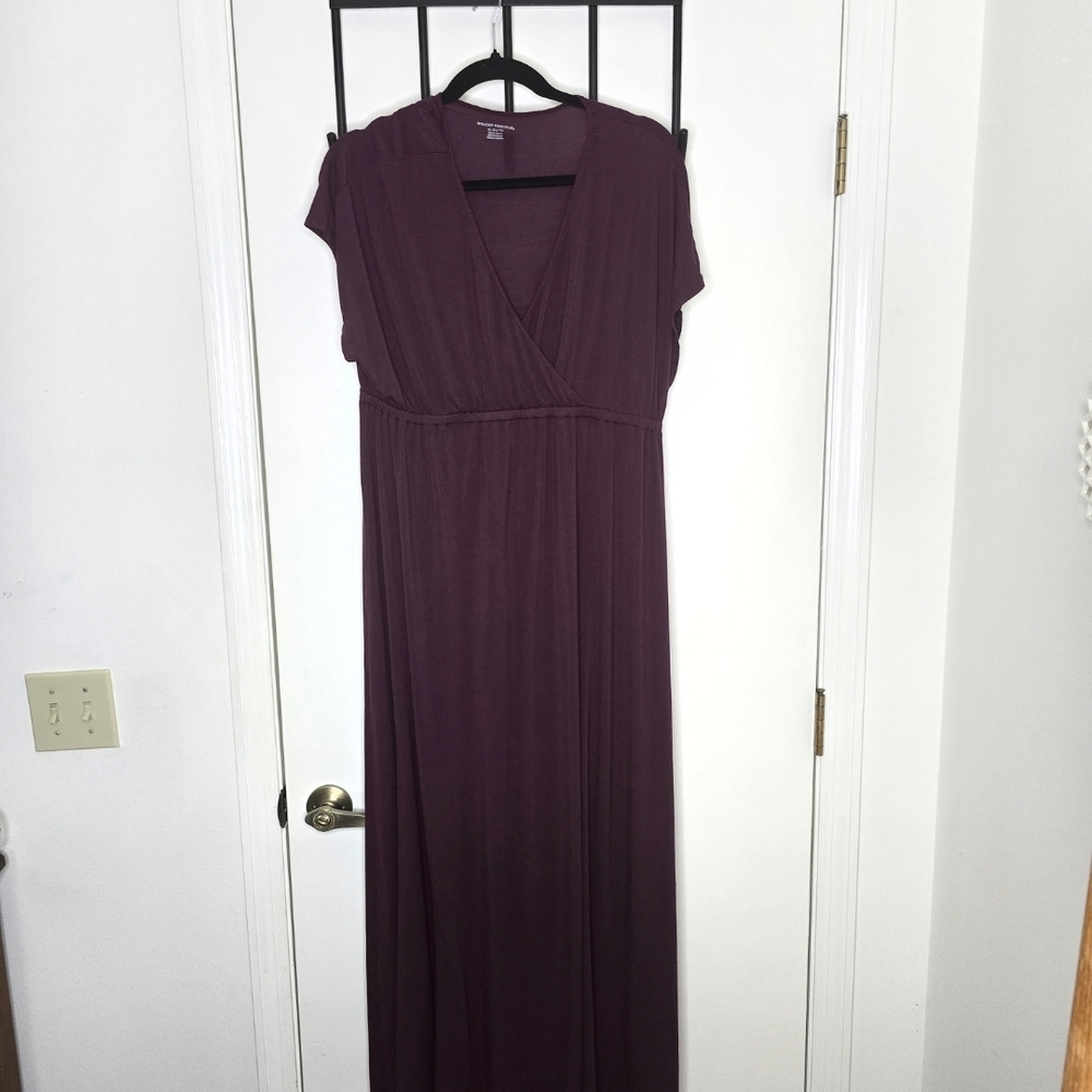 Amazon Essentials Women's Maxi Dress - Purple XL